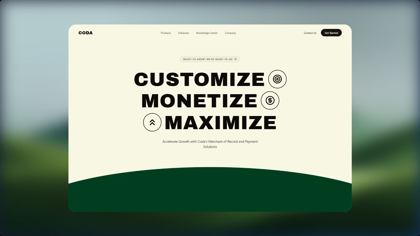 CODA — screenshot