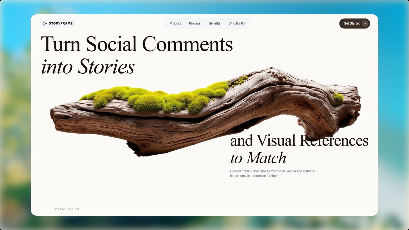 STORYFRAME — screenshot